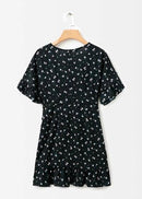 Vestido Curto Envelope Estampado