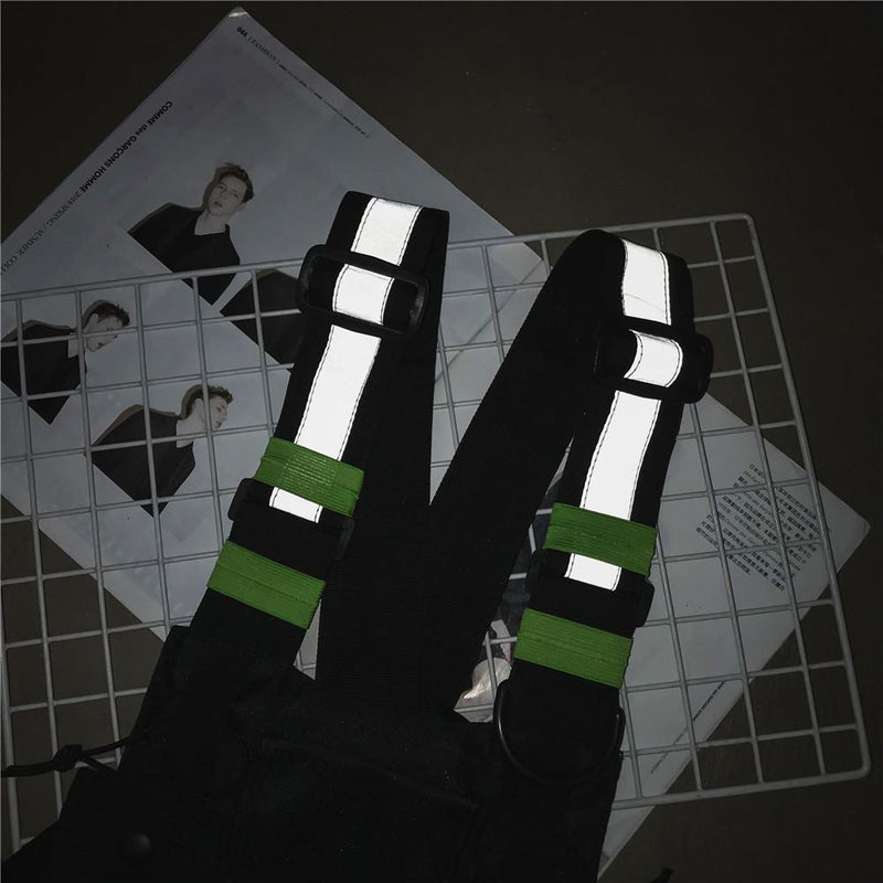 Chest Bag Reflective Stripe - Frete Gratis