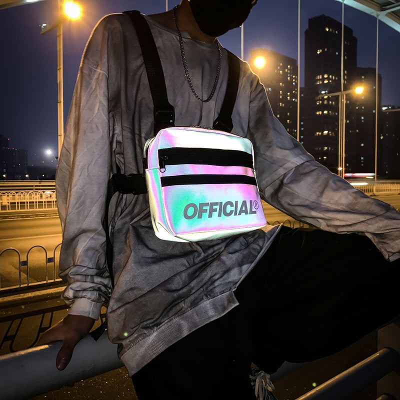 Chest Bag Official Street Reflective - Frete Gratis