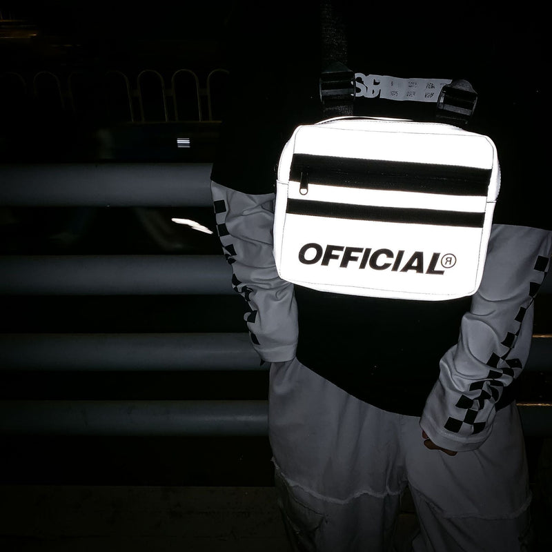 Chest Bag Official Street Reflective - Frete Gratis