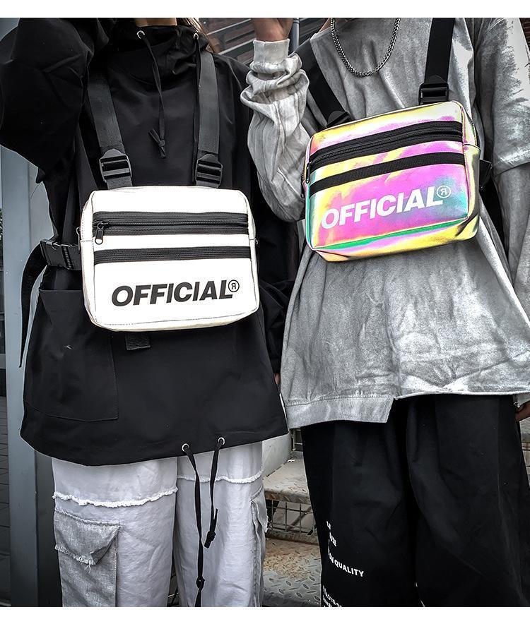 Chest Bag Official Street Reflective - Frete Gratis