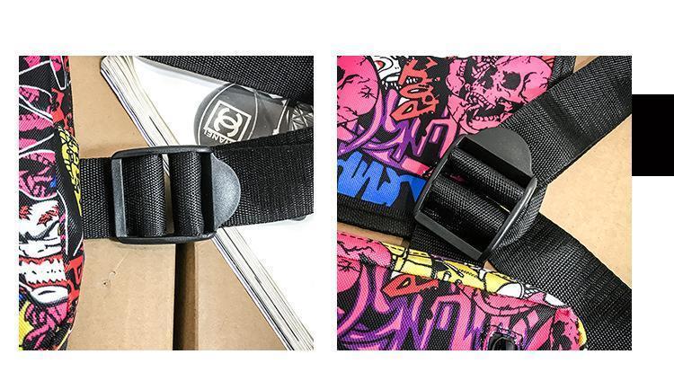 Chest Bag Grafite - Frete Gratis