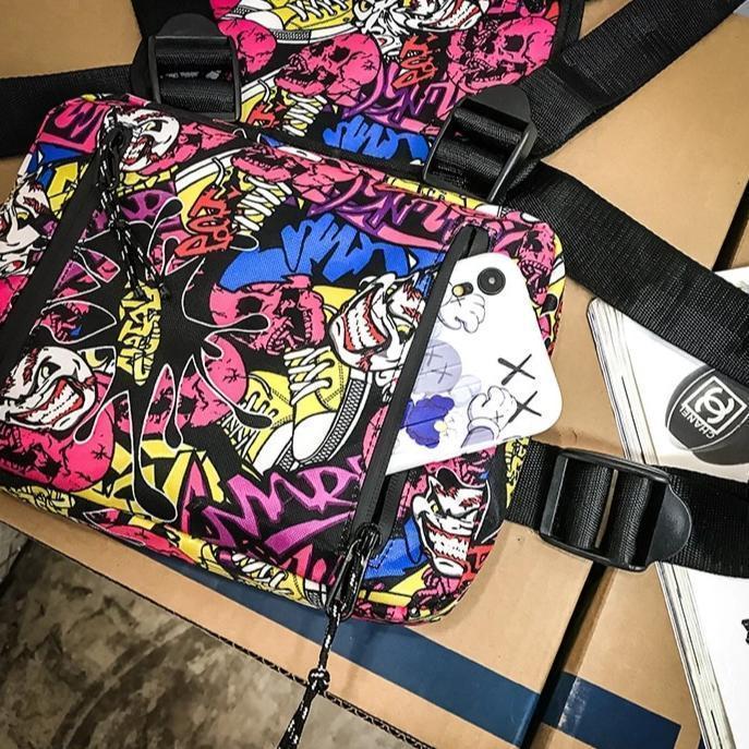 Chest Bag Grafite - Frete Gratis