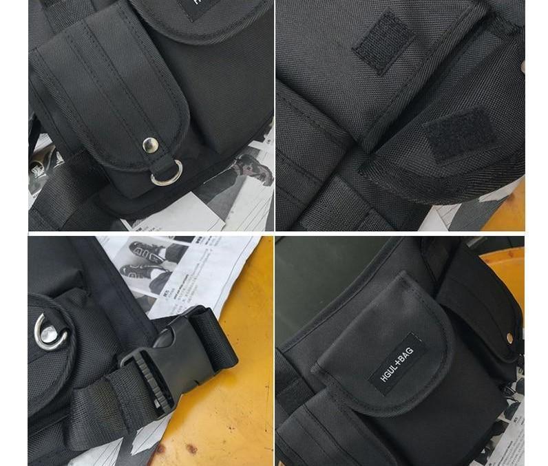 Chest Bag Hip-Hop - Frete Gratis