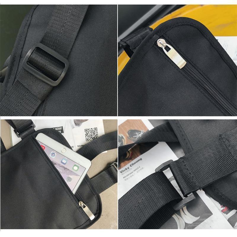 Chest Bag Hip-Hop - Frete Gratis